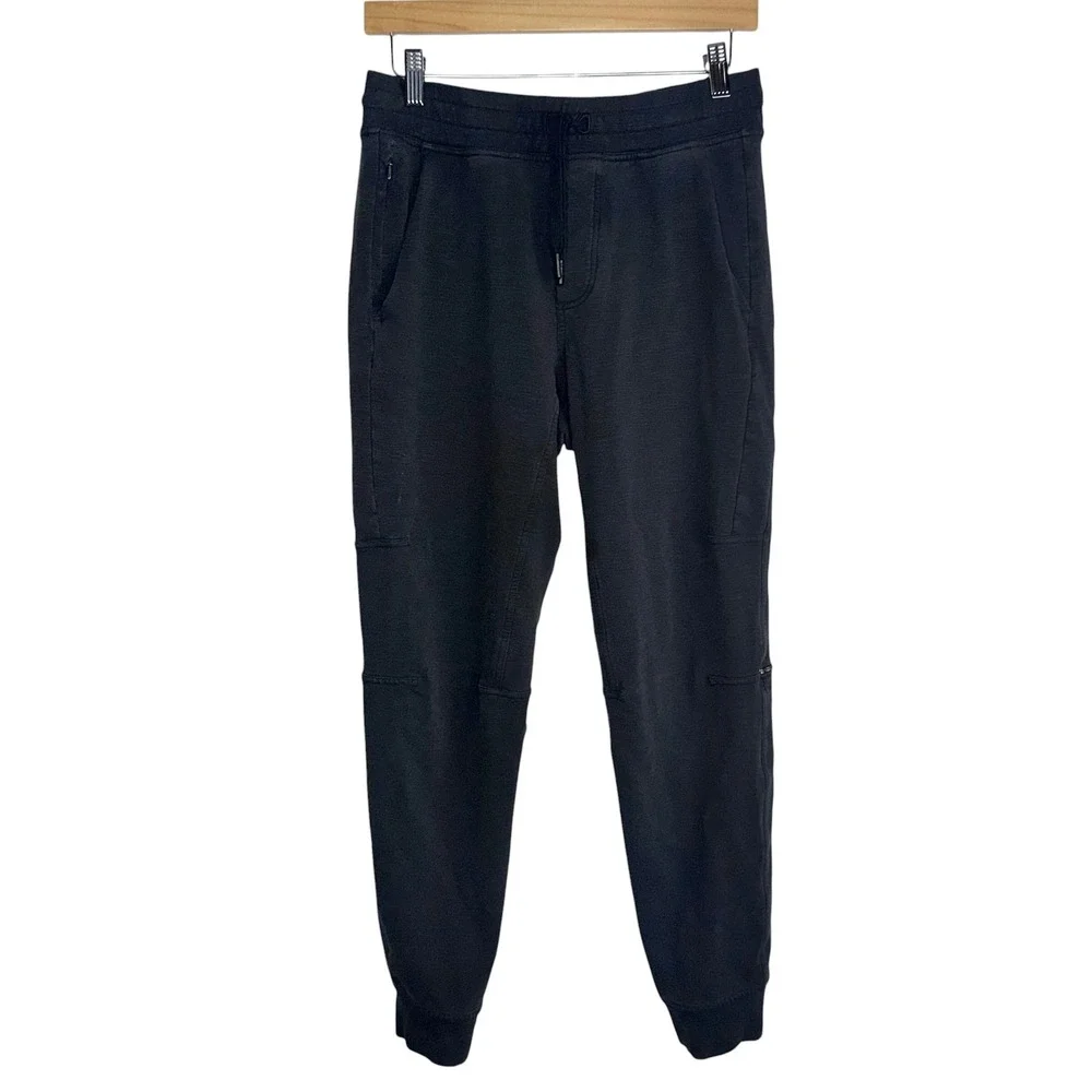 Lululemon City Sweat Jogger Men Black Reflective Tapered Slim Fit Athleisure  M‎